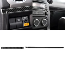 5x Carbon Fiber Interior Dashboard Panel Trim For Mazda MX-5 Miata 2009-2015