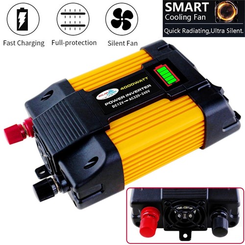 16000W/6000W Auto Wechselrichter DC 12V auf AC 110V Sinuswellenkonverter USB Port - Bild 26 von 48