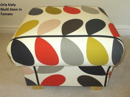 Storage Footstools in Various Fabrics Laura Ashley Pouffe Footstall Designer New - Picture 72 of 172
