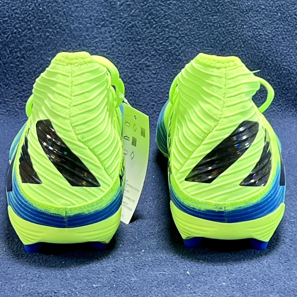 NEW Adidas Nemeziz 19.3 FG Soccer Cleats Green Blue FV3988 Men's