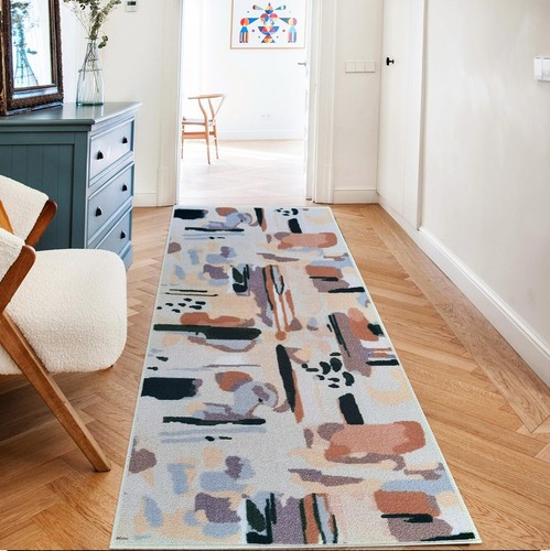 Non Slip Hall Runner Rug Long Hallway Runner Kitchen Carpet Door Mats Floor Mats - Picture 5 of 20