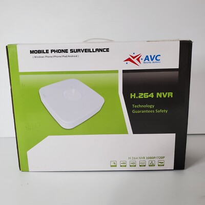 AVC Security Systems Mobile Phone Surveillance H.264 NVR Network Video Recorder 