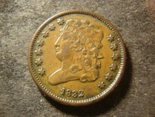 1832 BU AU RB Glossy Classic Head Half Cent Nice Look HZX