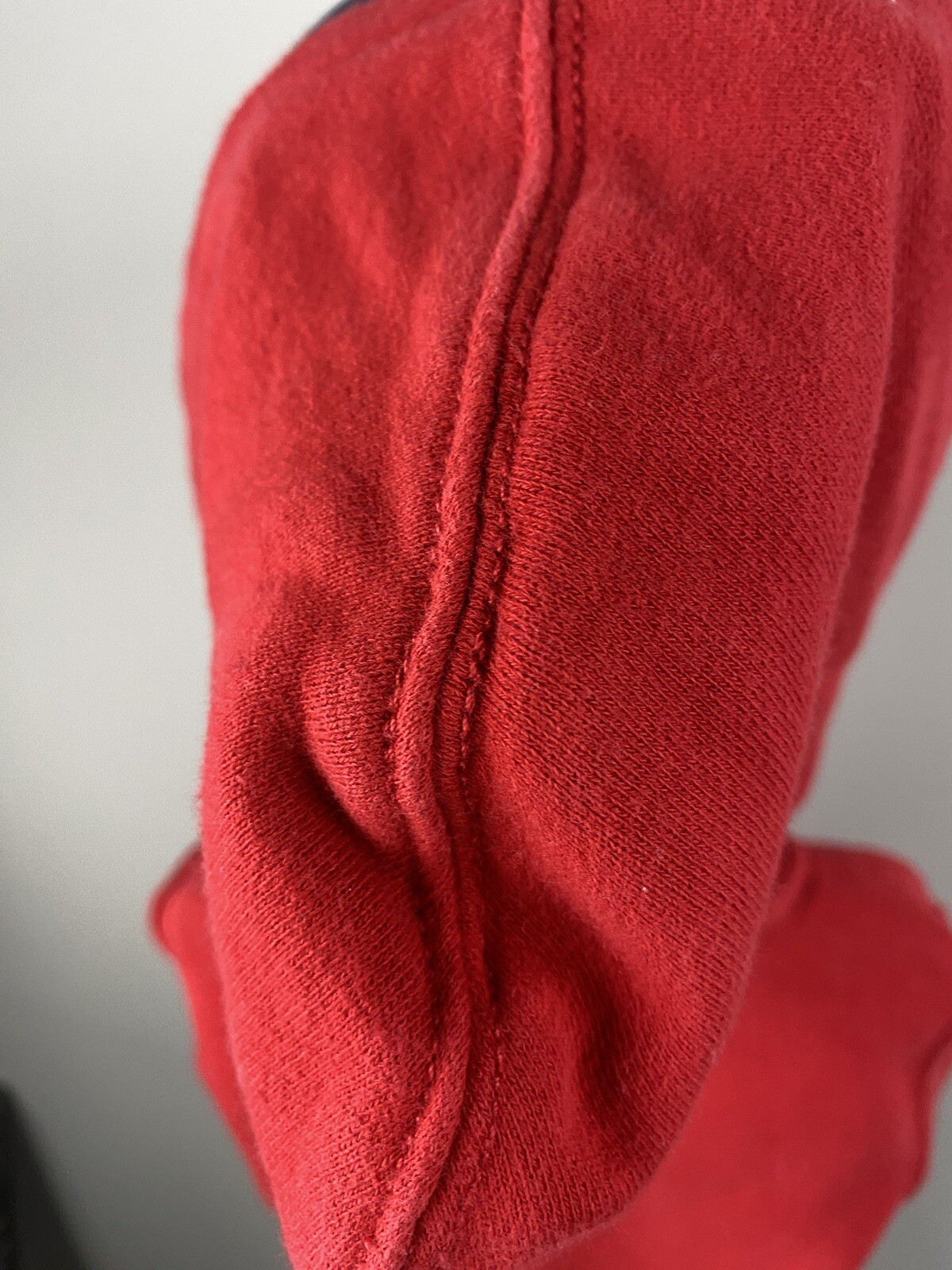 POLO RALPH LAUREN felpa con cappuccio rossa full zip blu navy pony taglia 3 mesi