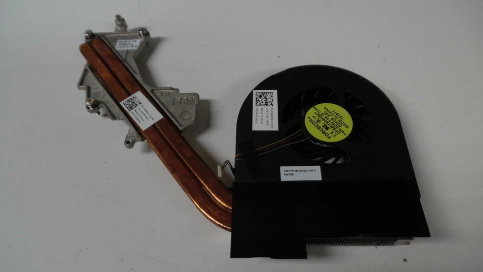 Genuine Dell Precision M4600 15.6" CPU Heatsink w/Fan - 0DKXJ2 - Tested - Image 2 of 4