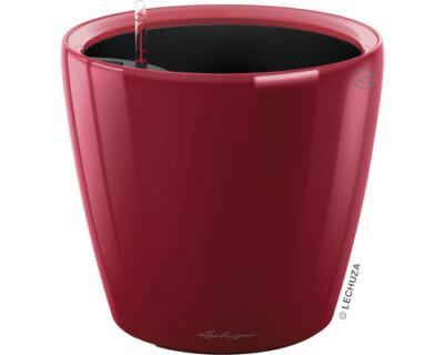 Pflanztopf Lechuza Classico LS Kunststoff Ø 35 cm H 32,5 cm rot inkl. Erdbewässe