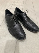 The Royal Imperial Florsheim Shoes Wingtip Men's Size 10.5 Black vintage