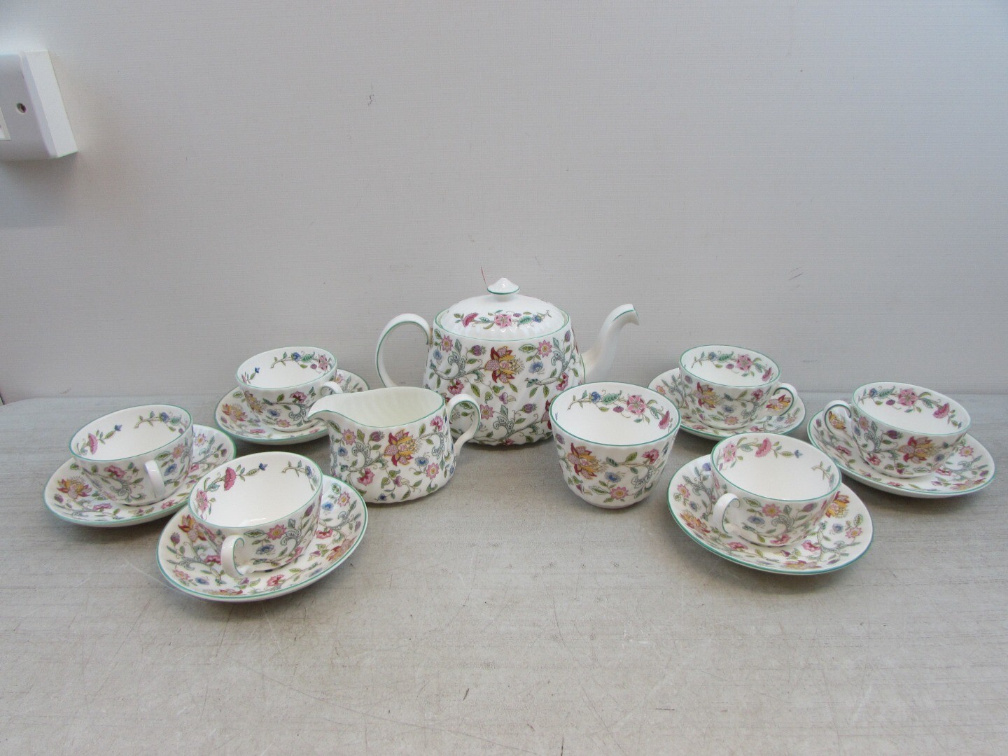 Minton HADDON HALL Tea Set 15 Piece eBay
