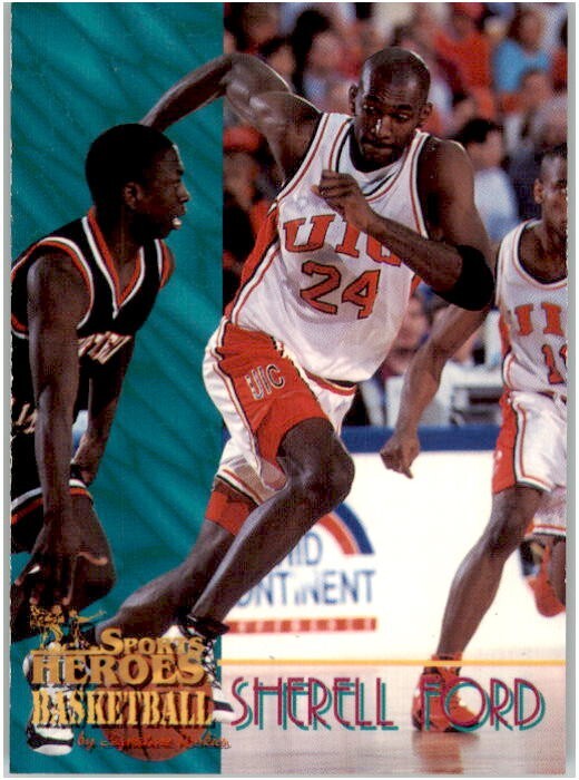 1996 Signature Rookies Basketball Sports Heroes #14 SHERELL FORD ROOKIE