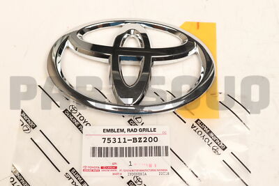 75311BZ200 Genuine Toyota EMBLEM, BACK DOOR, NO.1 75311-BZ200 | eBay