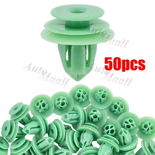 50x Door Panel Interior Trim Retainer Nylon Clips For Honda Civic 91560