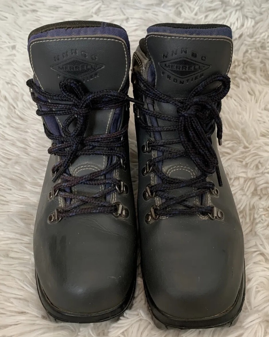 MERRELL NNN BC Frontier II Nordic Cross Country Leather Ski Boots Men's