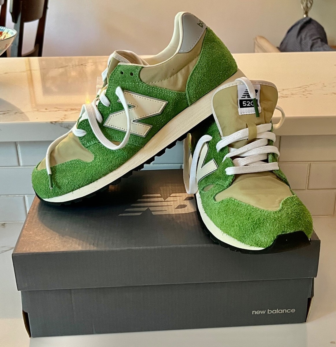 Size New Balance 520 Green for sale online