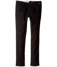 Volcom Big Kids Boy's VSM Gritter Modern Tapered Chino Pants Black Size 25 26
