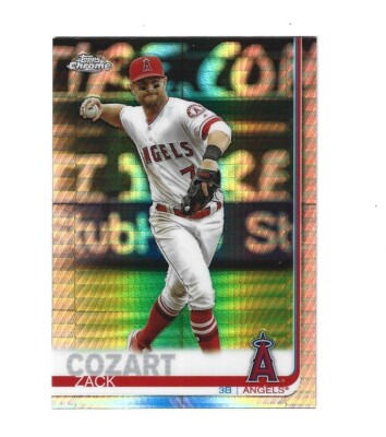 2019 Topps Chrome Prism Refractors #43 Zack Cozart ANGELS
