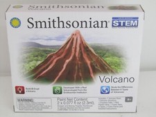 Smithsonian STEM Earth Science Build  Erupt a Volcano Kit Ages 8 NEW