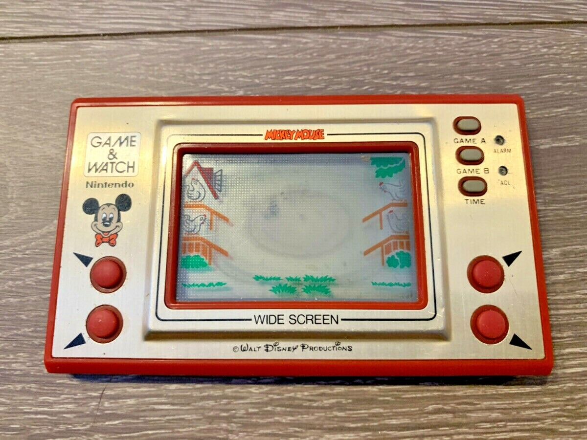 Nintendo Game & Watch MICKEY MOUSE Disney Wide Screen Nintendo Game & Watch MICKEY MOUSE Disney Wide Screen