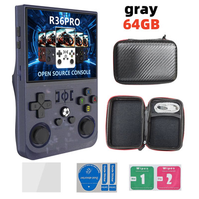 R36S PRO Retro Handheld Videospiel Konsole 21000+ Spiele 3.5 Zoll 64GB/128GB