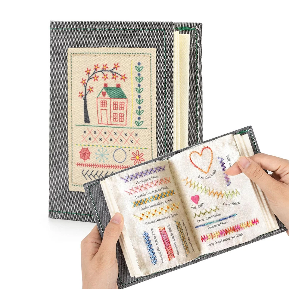 Embroidery Stitches Book Stitch Creative DIY with Embroidery Guide for Beginners - Image 2 of 4