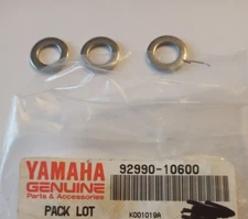 Yamaha Plate Washer NOS 92990-10600 Qty. 3   (L-3155)