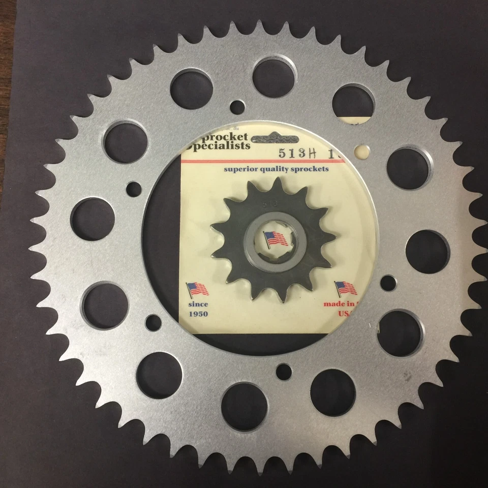 Husqvarna 250/ 360 WMX 1990-1996 Rear Sprocket 50 Tooth Aluminum 13 Tooth Front — 第 4/4 张图片