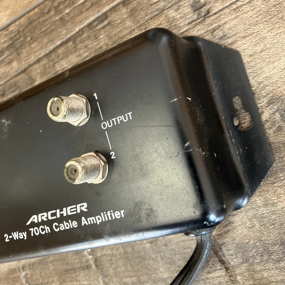 Untested ARCHER 2-WAY 70Ch CABLE AMPLIFIER 15-1960 120V - Image 4 of 4
