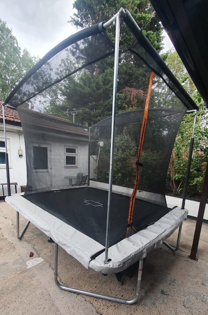 Sportspower 10ft X 8ft Rectangular Trampoline and Enclosure UK