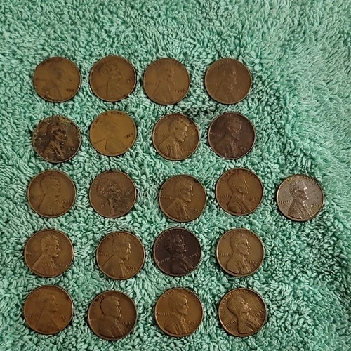 Lincoln Wheat Penny Small Cent Lot 1925-1958 Copper
