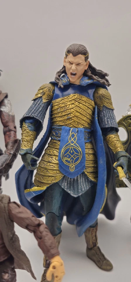 Lote de figuras de acción El Señor de los Anillos 2002 Toybiz algunos accesorios Foto 2 de 4