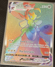 Pokémon Scizor VMAX Secret Rare Full Art Holo 320 HP Darkness Ablaze 193/189