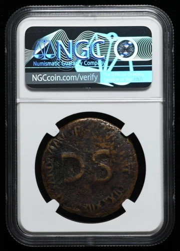 Livia, esposa de Augusto. AD 22-23. Æ Sestercio, bajo Tiberio, NGC G Foto 4 de 4