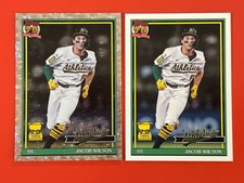 Jacob Wilson 2026 Topps (RC,SP) Rookie Silver Crackle Foil & Base 75th Anniversa