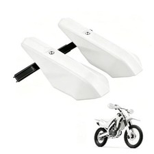 Universal Motorcycle Handlebar Protection Hand Guards Handguards Handle White