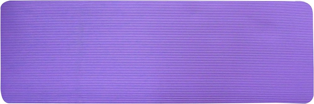 Extra Thick 1/2-Inch High Density Purple Yoga Mat for Exercise