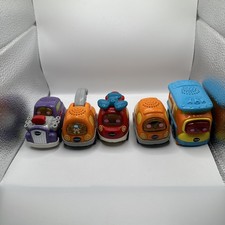 Vtech Go Go Smart Wheels Interactive Vehicles Lights  Sounds Cars Lot Of 5