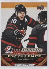 2024-25 Series 2 UD Canvas Program of Excellence Logan Stankoven #C261 Rookie RC