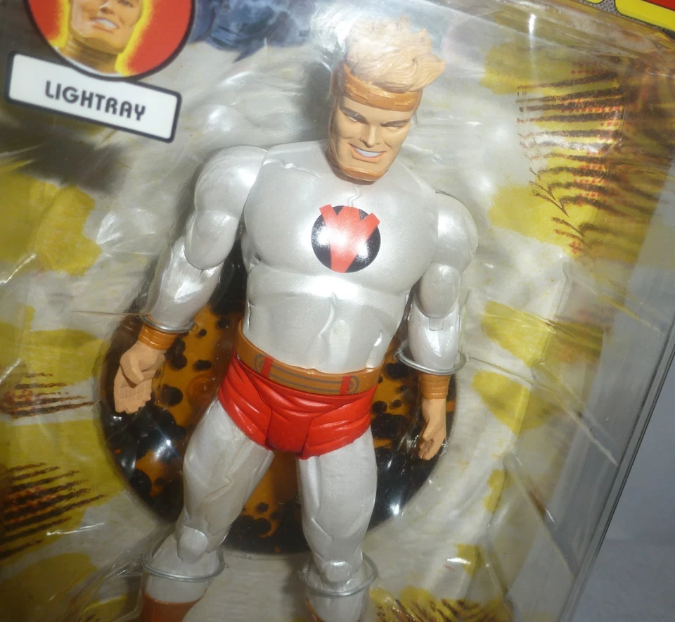 Figura de acción DC Direct Jack Kirby's New Gods serie 1 Lightray 6" en paquete Foto 2 de 4