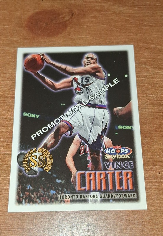 1999-00 Skybox NBA Hoops - Sophomore Sensations Vince Carter #100 Promotional...