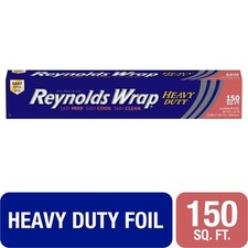 Reynolds Wrap Heavy Duty Aluminum Foil Roll, 12 inches Wide, 150 Sq. Ft FREESHIP