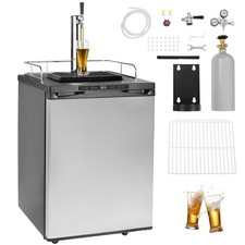 Uimoso Beer Kegerator Draft Beer Dispenser Full Size Keg Refrigerator Single Tap