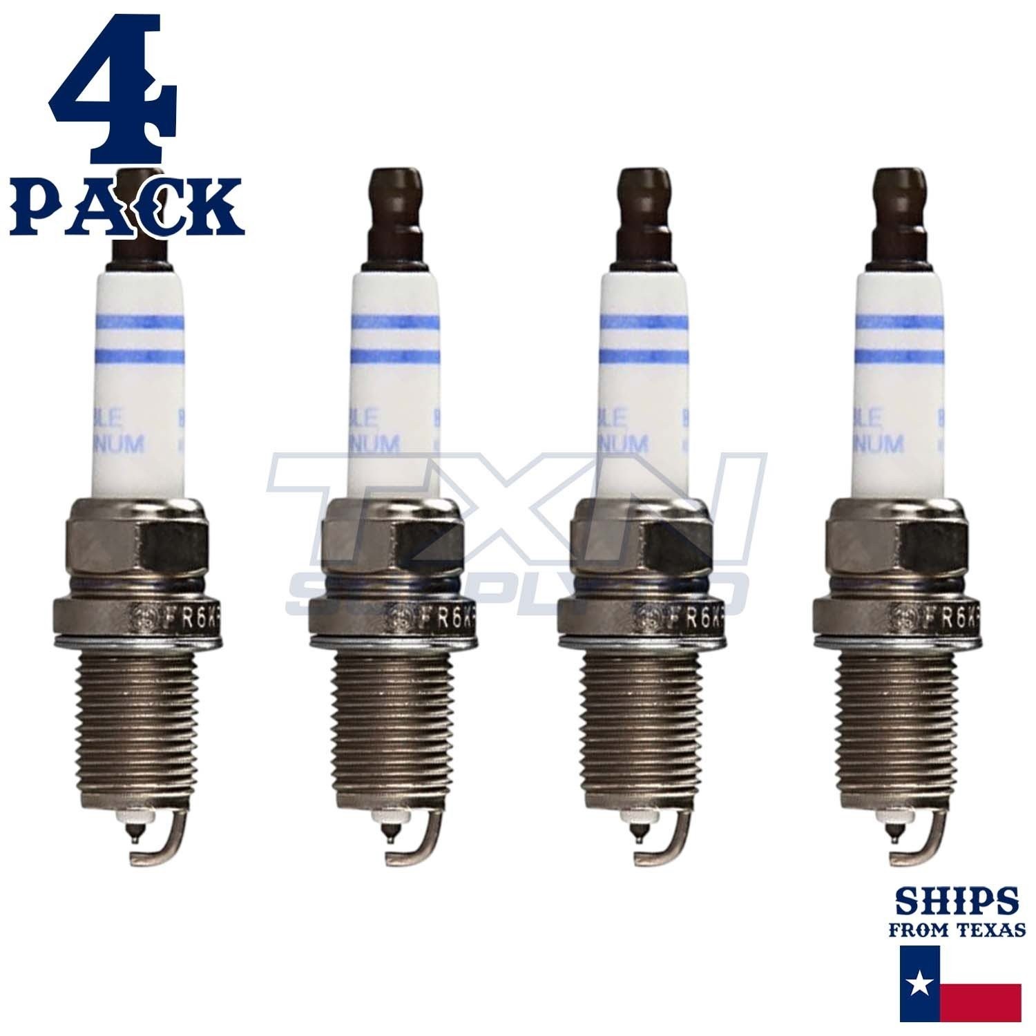 4 Pack Bosch FR6KPP332S Double Platinum Spark Plugs