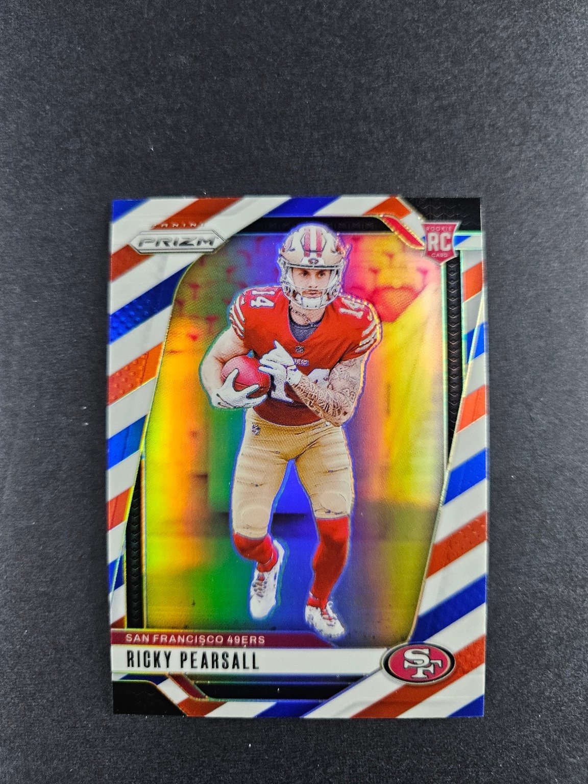Ricky Pearsall San Francisco 49ers 2024 Prizm Panini RC #383 RWB