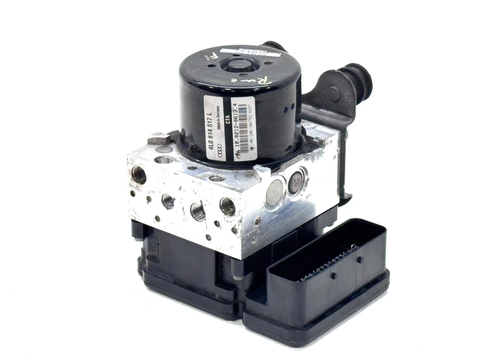 AUDI Q7 ABS 2010-2015 MÓDULO DE CONTROL BOMBA DE FRENO ANTIBLOQUEO OEM 4L0614517L 52K Foto 4 de 4