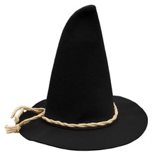 Witch Wizard Hat Scarecrow Costume Accessories Farmer Cap Cosplay Halloween