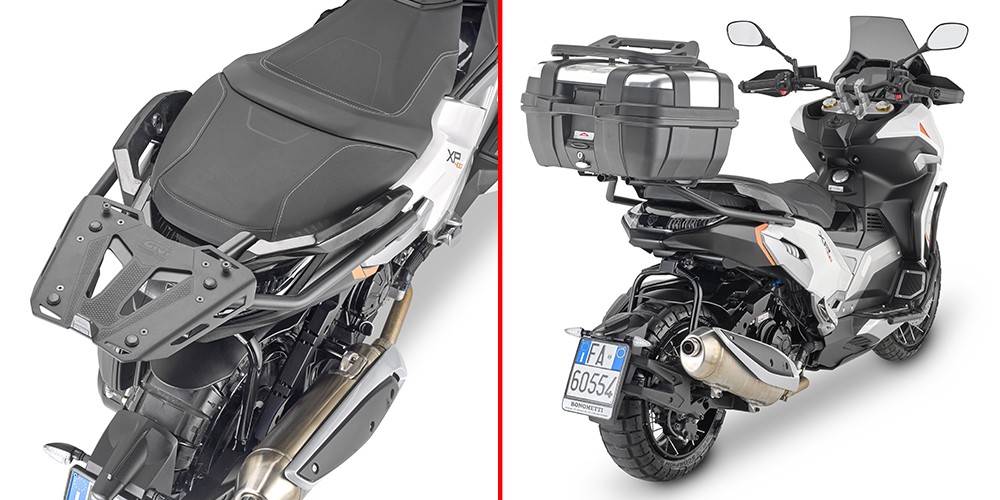 Top case holder mounting bracket Givi SR8102 for Peugeot XP400 GT / Allure 2023