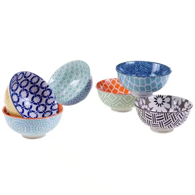 CERTIFIED INTERNATIONAL Chelsea Multi-Color Bowls (Set of 6)