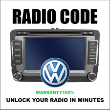 Vw Rcd210 Stereo Radio Code Unlock Fast Email Delivery