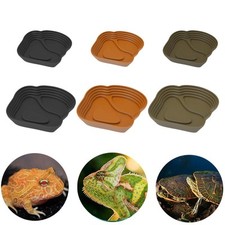 Reptile Feeding Water Bowl Reptile Feeding Dish for Snake Turtle Chameleon
