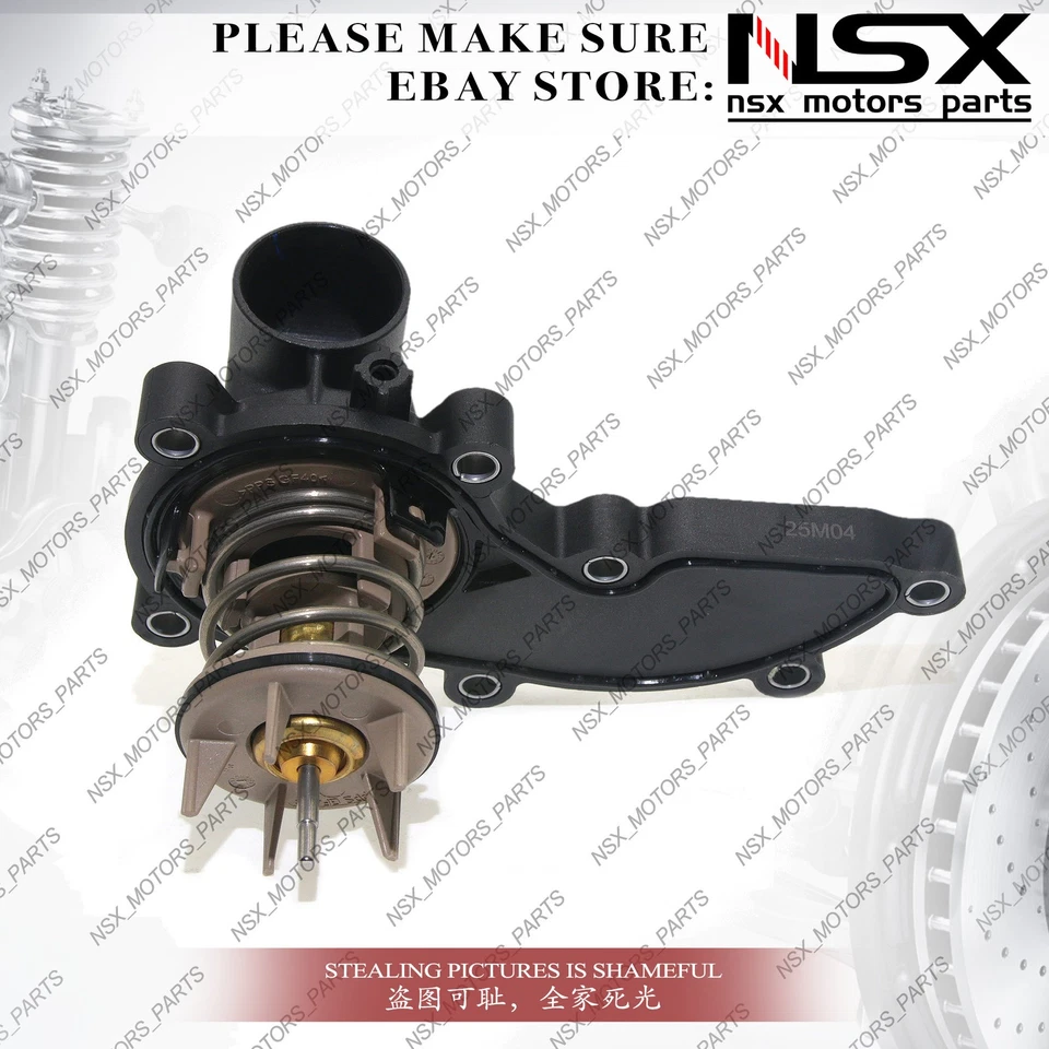 Coolant Thermostat For Audi A4 A5 A6 Q5 VW Touareg V6 3.0L 06E121111AL 185°F Foto 3 de 4