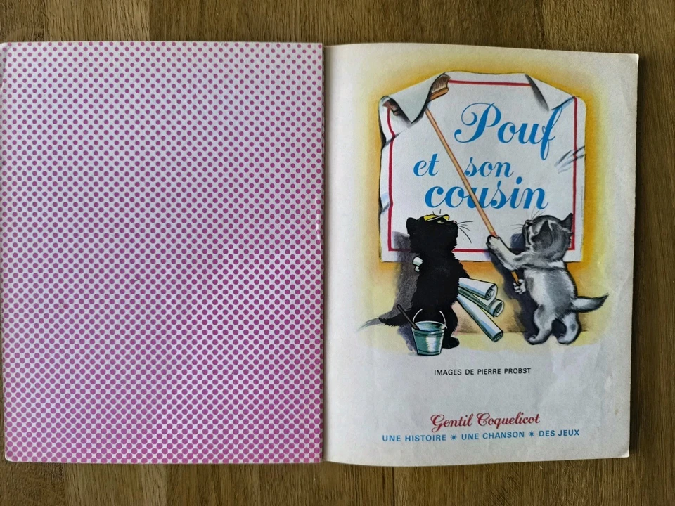 Livre Ancien Jeunesse Pouf Et Son Cousin Édition Gentil Coquelicot Hachette - Photo 2/4